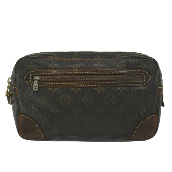 LOUIS VUITTON Monogram Marly Dragonne GM Clutch Bag M51825 LV Auth 61213