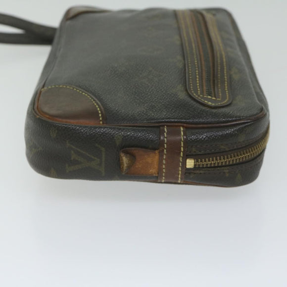 LOUIS VUITTON Monogram Marly Dragonne GM Clutch Bag M51825 LV Auth 61213