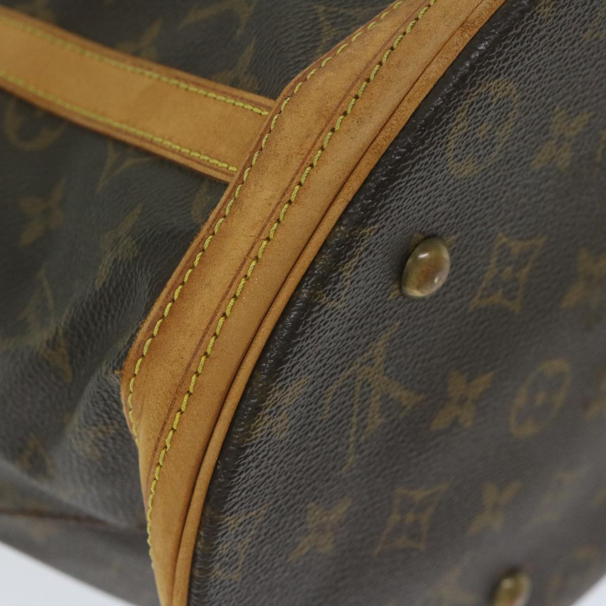 LOUIS VUITTON Monogram Bucket GM Shoulder Bag M42236 LV Auth 61232