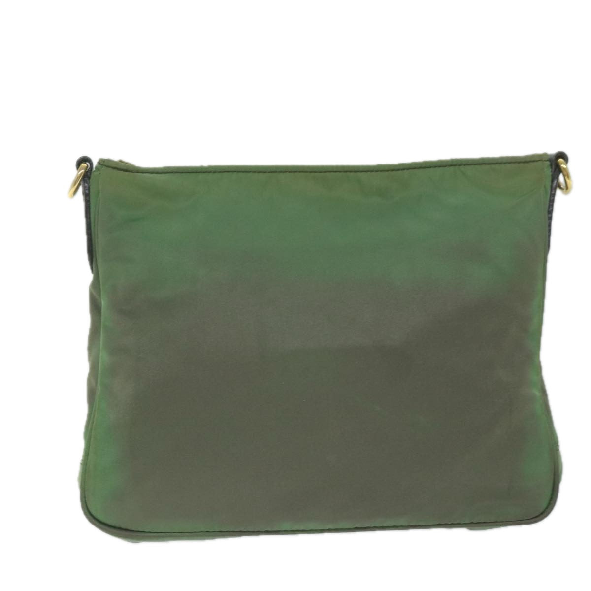 PRADA Shoulder Bag Nylon Green Auth 61234 - 0