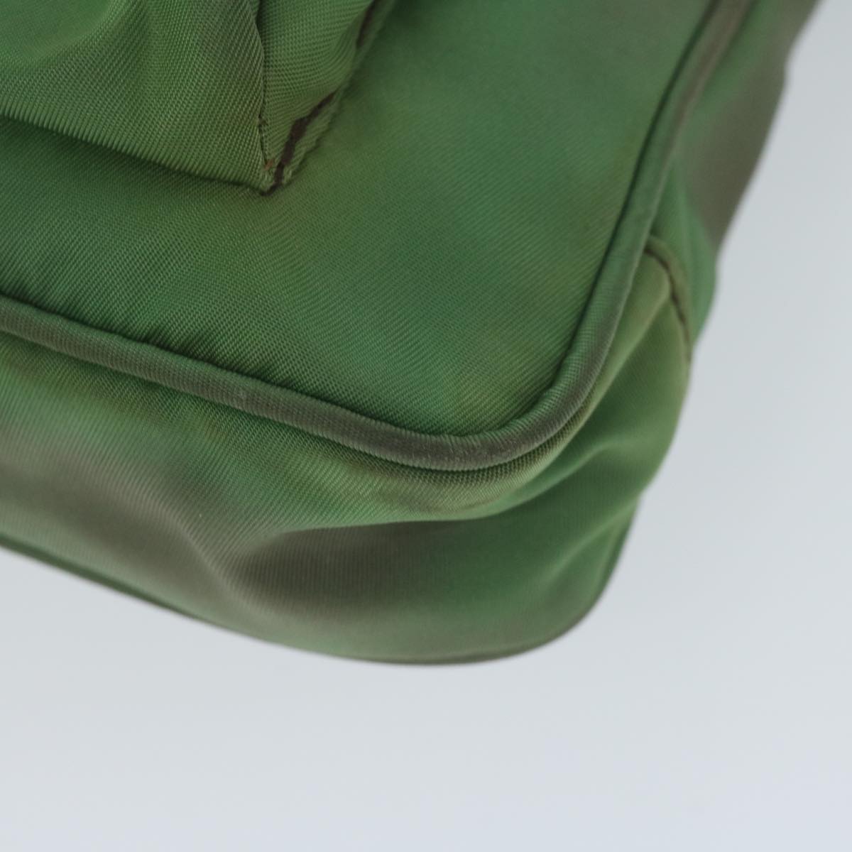 PRADA Shoulder Bag Nylon Green Auth 61234