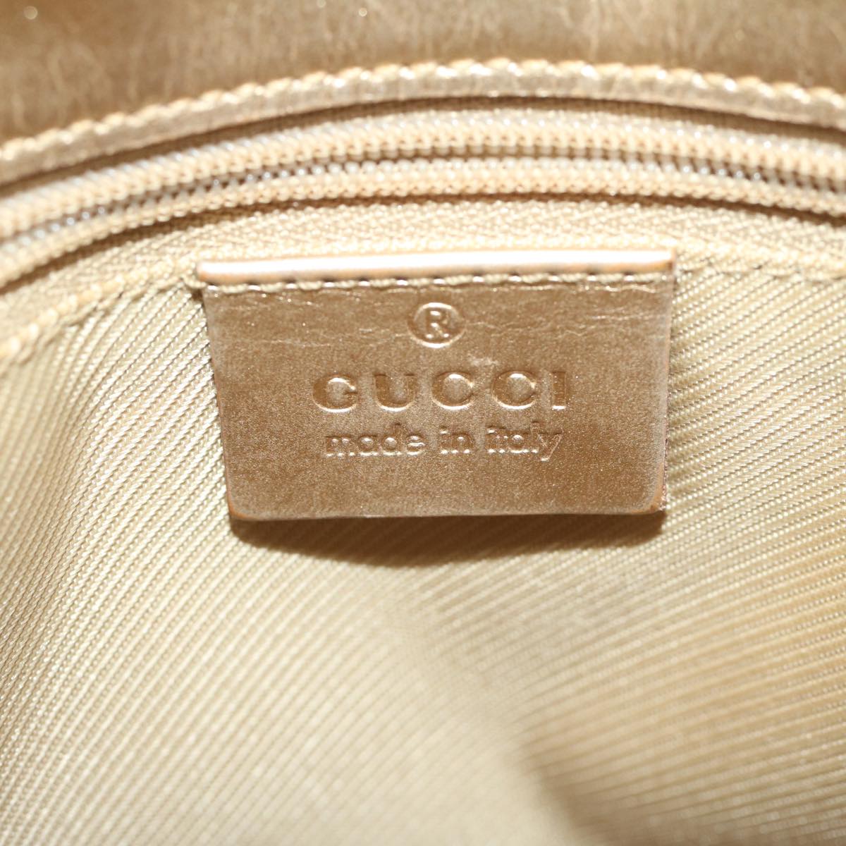 GUCCI GG Canvas Tote Bag Gold 002 1099 Auth 61245