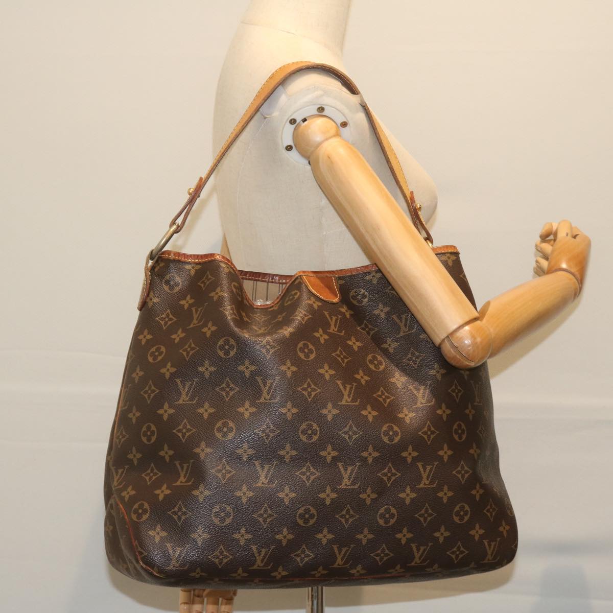 LOUIS VUITTON Monogram Delightful MM Shoulder Bag M50156 LV Auth 61251