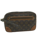 LOUIS VUITTON Monogram Marly Dragonne GM Clutch Tasche M51825 LV Auth 61286-1