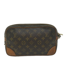 LOUIS VUITTON Monogram Marly Dragonne GM Clutch Bag M51825 LV Auth 61286 - 0