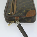 LOUIS VUITTON Monogram Marly Dragonne GM Clutch Tasche M51825 LV Auth 61286-4
