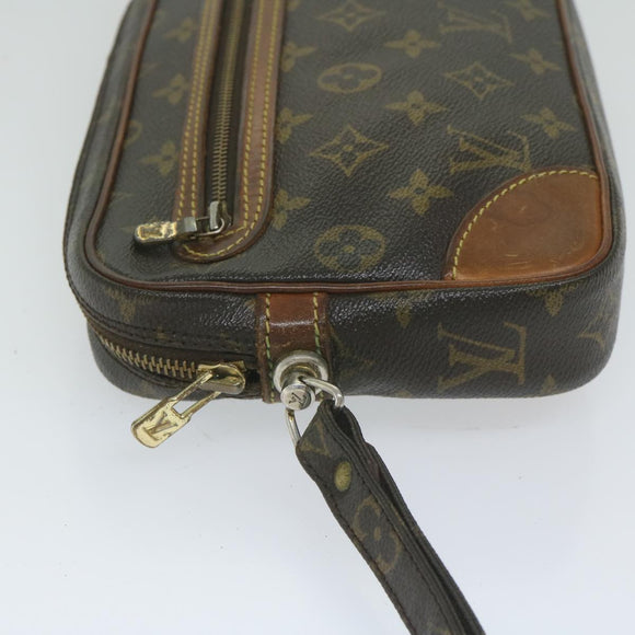 LOUIS VUITTON Monogram Marly Dragonne GM Clutch Tasche M51825 LV Auth 61286