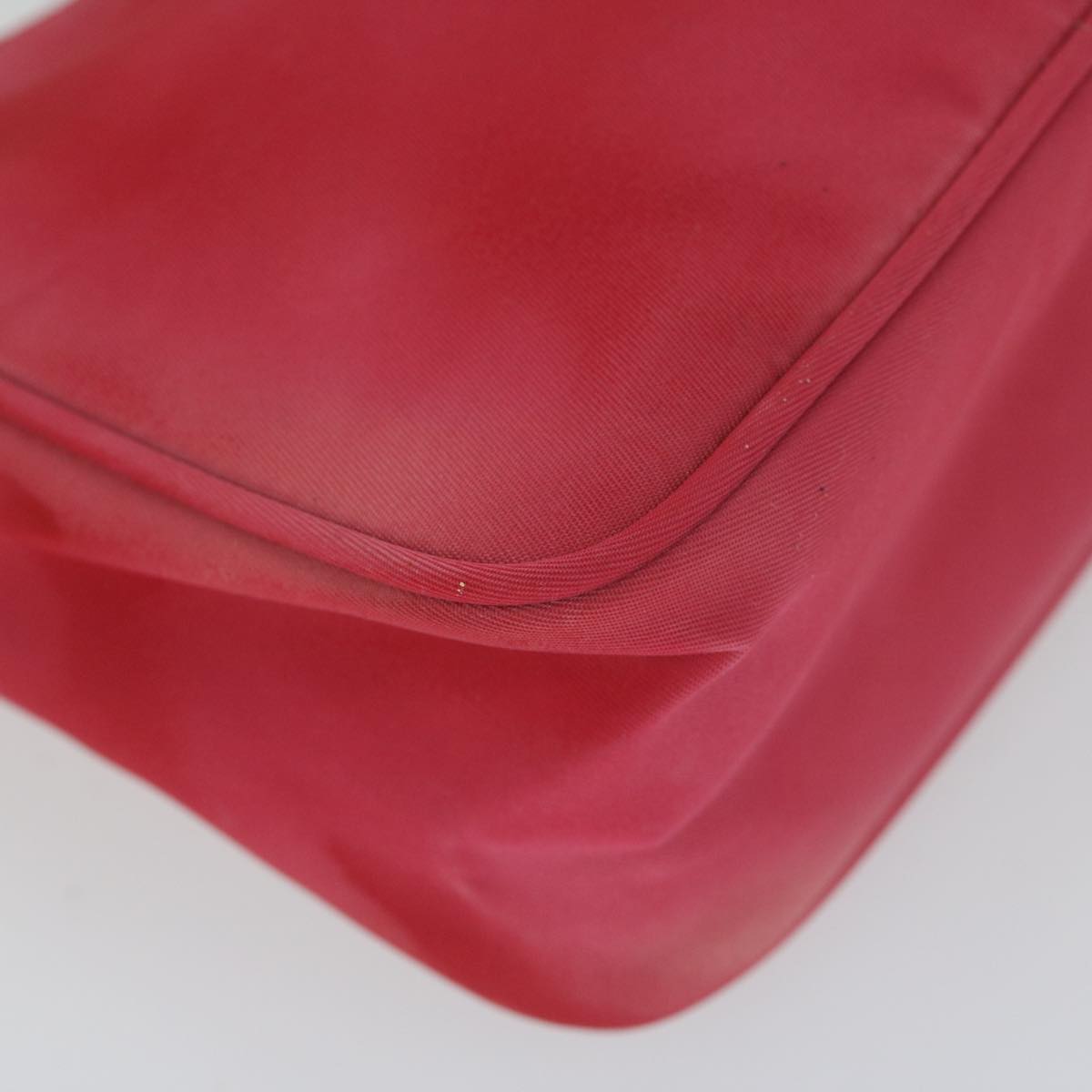PRADA Hand Bag Nylon Pink Auth 61293
