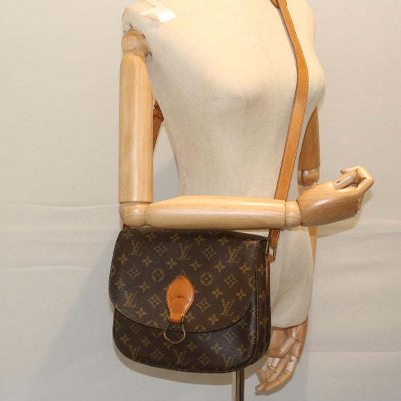 LOUIS VUITTON Monogram Saint Cloud GM Shoulder Bag M51242 LV Auth 61303