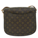 LOUIS VUITTON Monogram Saint Cloud GM Shoulder Bag M51242 LV Auth 61303-2