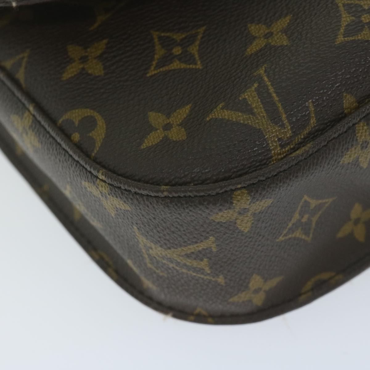 LOUIS VUITTON Monogram Saint Cloud GM Shoulder Bag M51242 LV Auth 61306