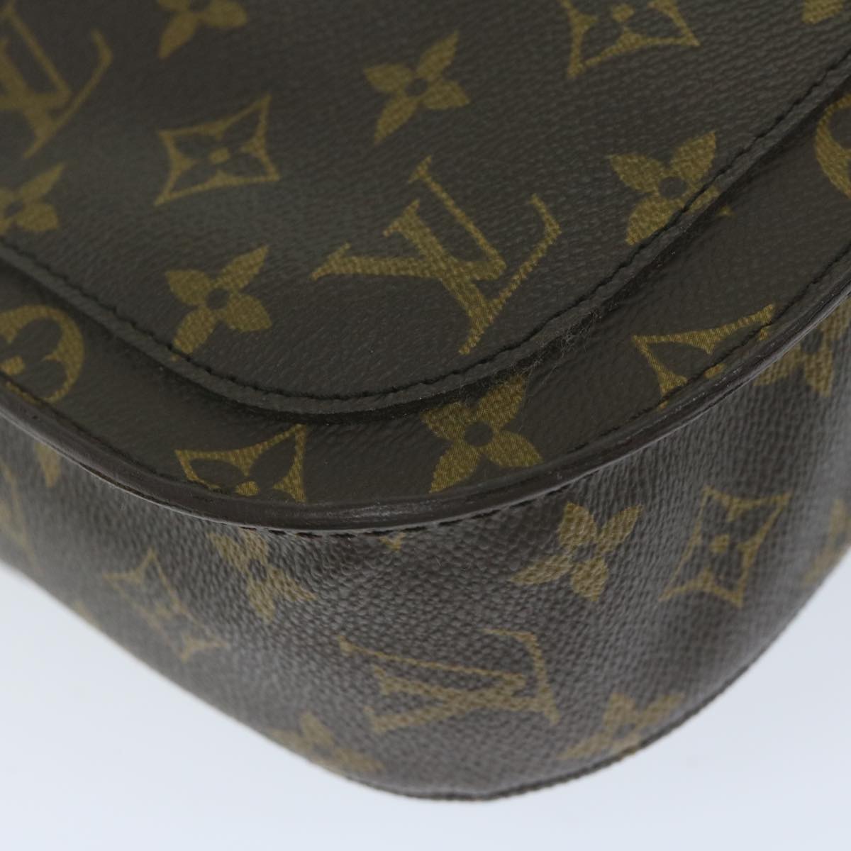 LOUIS VUITTON Monogram Saint Cloud GM Shoulder Bag M51242 LV Auth 61306