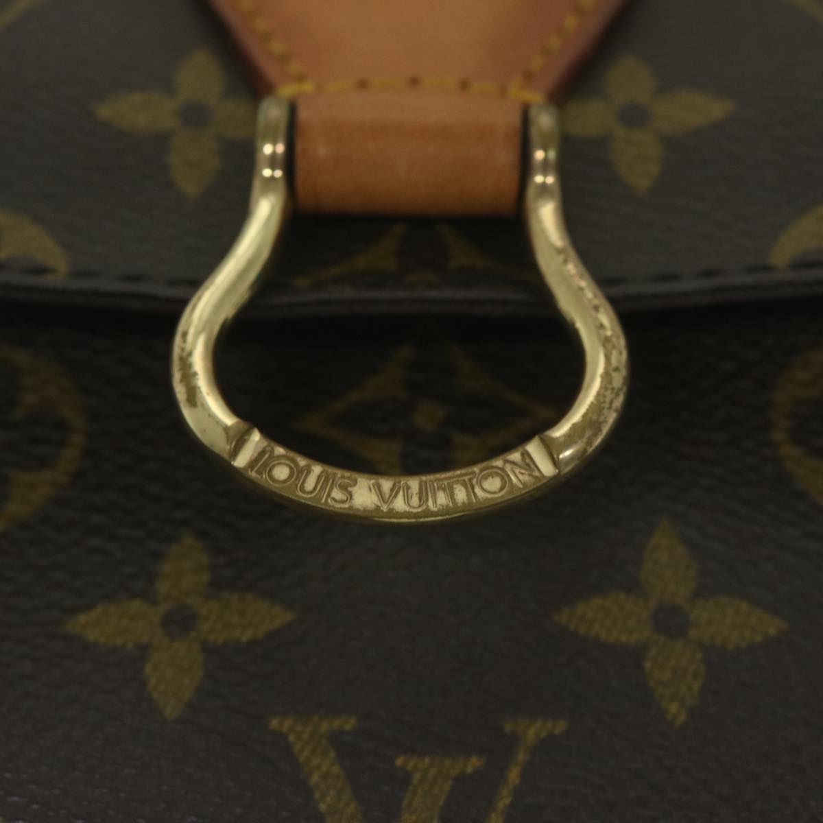 LOUIS VUITTON Monogram Saint Cloud GM Shoulder Bag M51242 LV Auth 61306