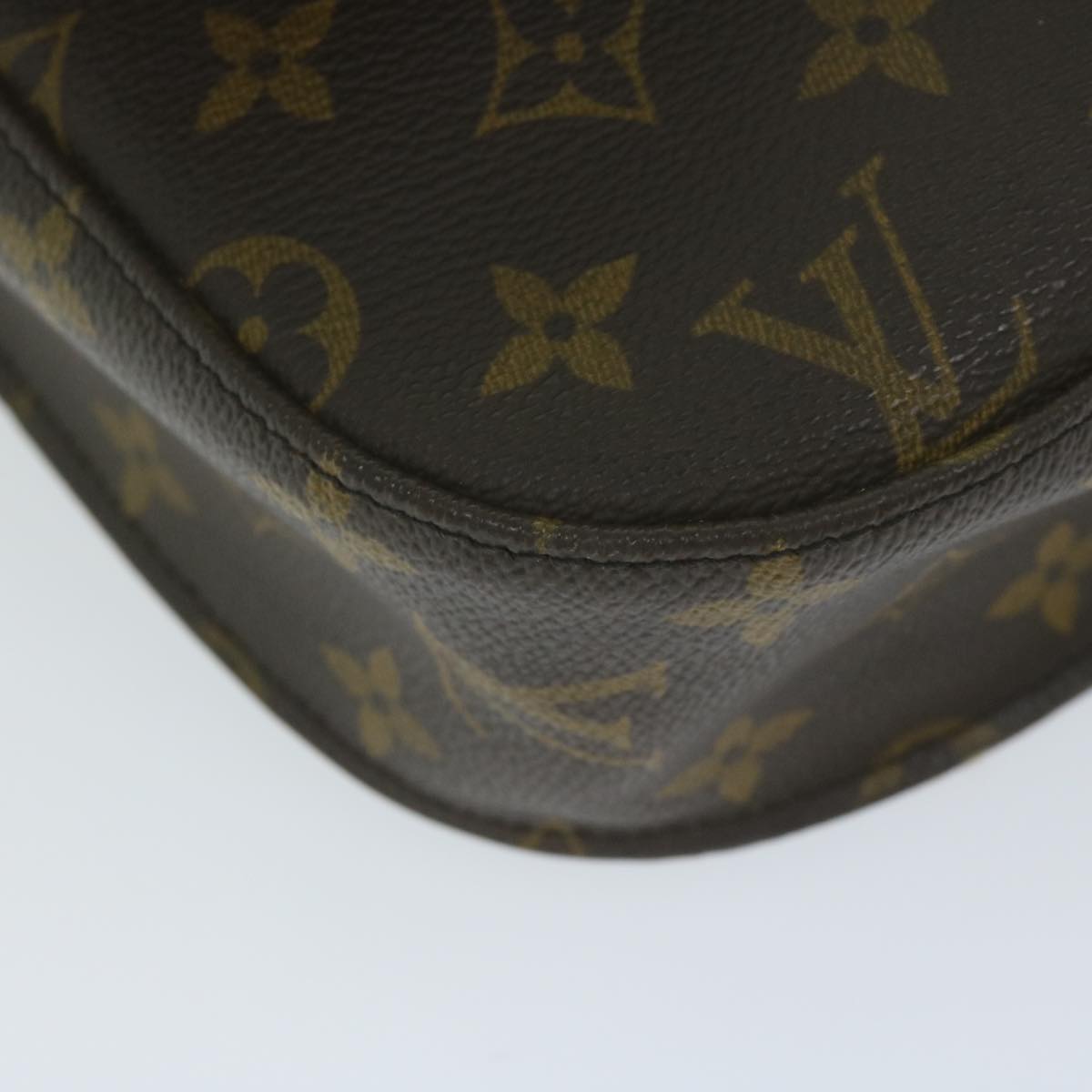 LOUIS VUITTON Monogram Saint Cloud GM Shoulder Bag M51242 LV Auth 61307