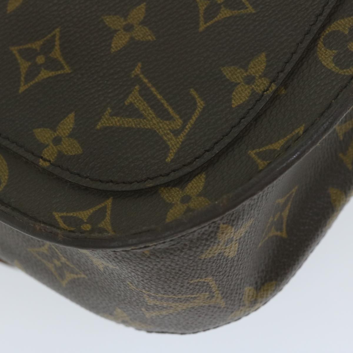 LOUIS VUITTON Monogram Saint Cloud GM Shoulder Bag M51242 LV Auth 61307