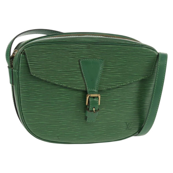 LOUIS VUITTON Epi Jeune Fille MM Shoulder Bag Green M52154 LV Auth 61310