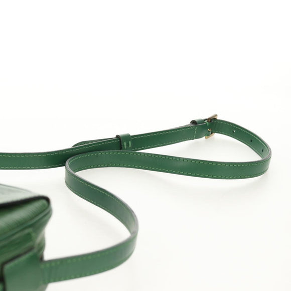 LOUIS VUITTON Epi Jeune Fille MM Shoulder Bag Green M52154 LV Auth 61310