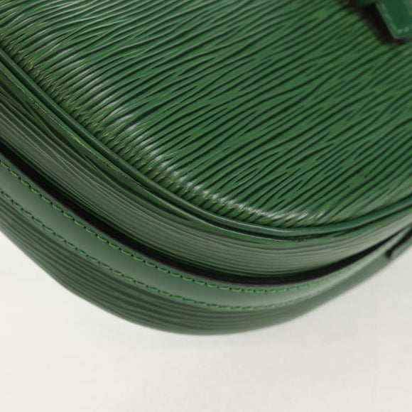 LOUIS VUITTON Epi Jeune Fille MM Shoulder Bag Green M52154 LV Auth 61310