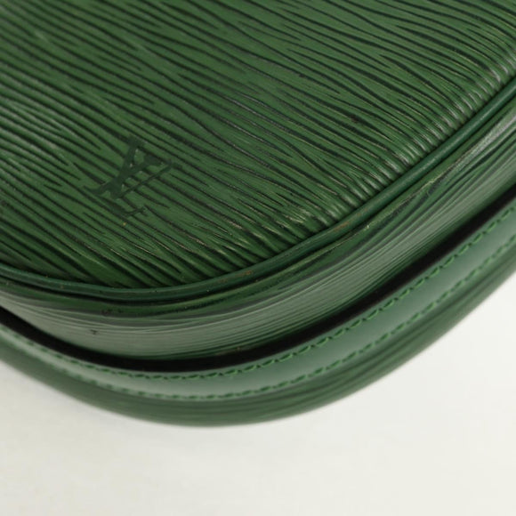 LOUIS VUITTON Epi Jeune Fille MM Shoulder Bag Green M52154 LV Auth 61310