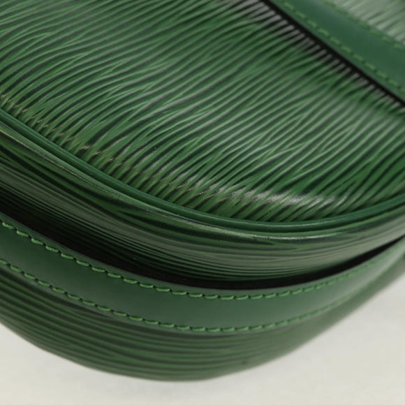 LOUIS VUITTON Epi Jeune Fille MM Shoulder Bag Green M52154 LV Auth 61310