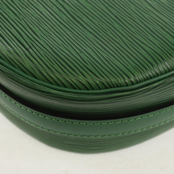 LOUIS VUITTON Epi Jeune Fille MM Shoulder Bag Green M52154 LV Auth 61310