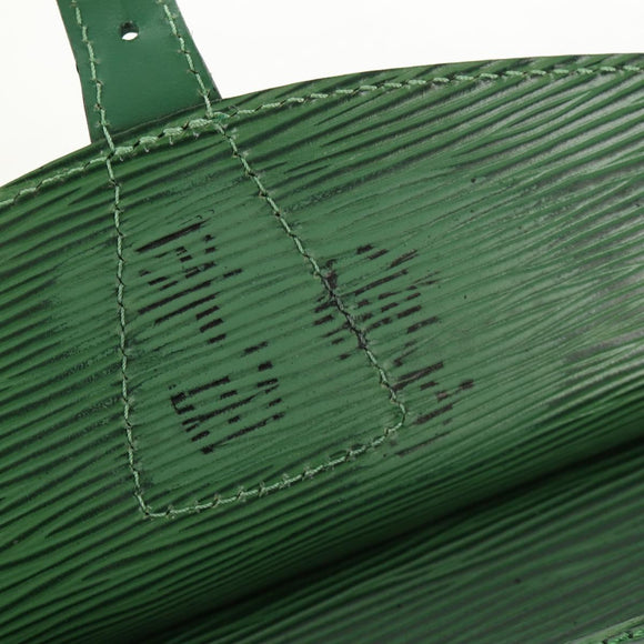 LOUIS VUITTON Epi Jeune Fille MM Shoulder Bag Green M52154 LV Auth 61310