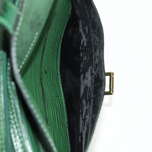 LOUIS VUITTON Epi Jeune Fille MM Shoulder Bag Green M52154 LV Auth 61310