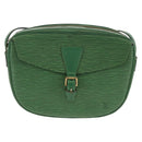 LOUIS VUITTON Epi Jeune Fille MM Shoulder Bag Green M52154 LV Auth 61310-13