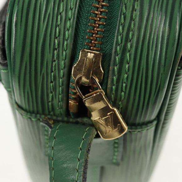 LOUIS VUITTON Epi Jeune Fille MM Shoulder Bag Green M52154 LV Auth 61310