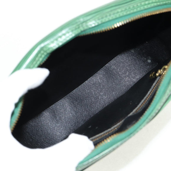 LOUIS VUITTON Epi Jeune Fille MM Shoulder Bag Green M52154 LV Auth 61310