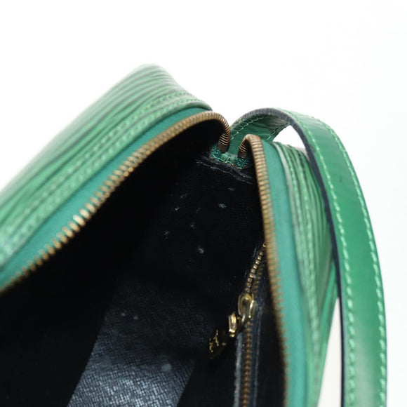 LOUIS VUITTON Epi Jeune Fille MM Shoulder Bag Green M52154 LV Auth 61310