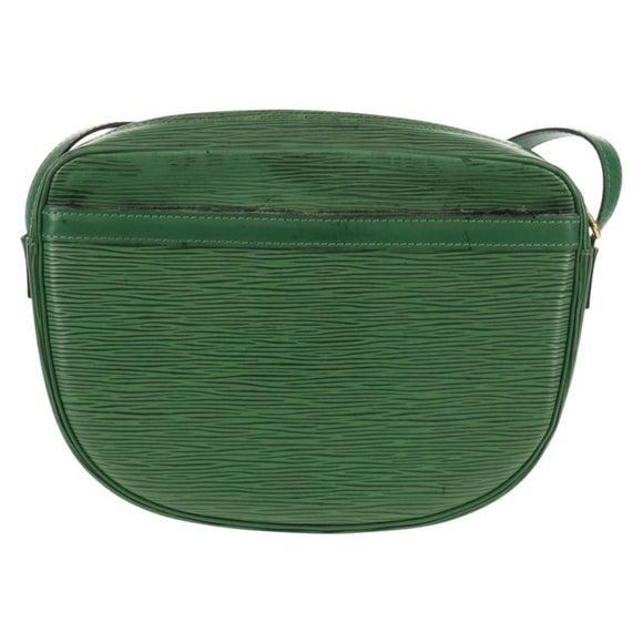 LOUIS VUITTON Epi Jeune Fille MM Shoulder Bag Green M52154 LV Auth 61310