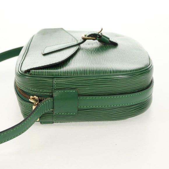 LOUIS VUITTON Epi Jeune Fille MM Shoulder Bag Green M52154 LV Auth 61310