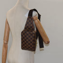 LOUIS VUITTON Damier Ebene Geronimos Shoulder Bag N51994 LV Auth 61322-23