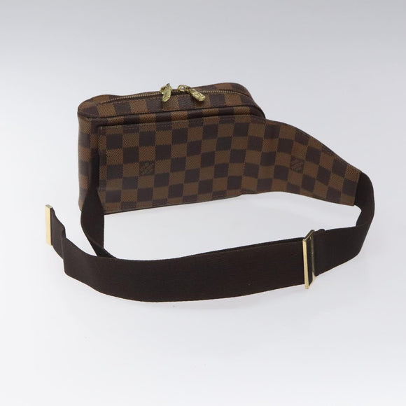 LOUIS VUITTON Damier Ebene Geronimos Shoulder Bag N51994 LV Auth 61322