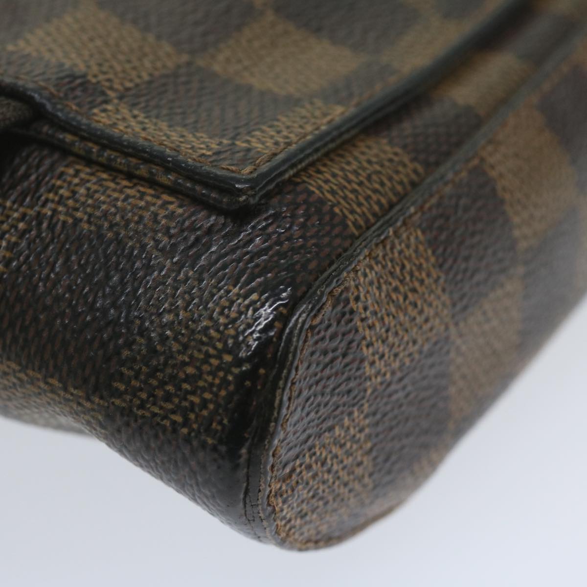 LOUIS VUITTON Damier Ebene Geronimos Shoulder Bag N51994 LV Auth 61323