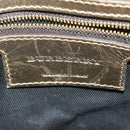 BURBERRY Nova Check Hand Bag Nylon Canvas Beige Auth 61344-18