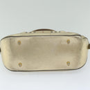 BURBERRY Nova Check Hand Bag Nylon Canvas Beige Auth 61344-5