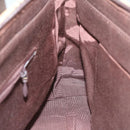 BURBERRY Nova Check Hand Bag Canvas Beige Auth 61346-18