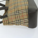 BURBERRY Nova Check Handtasche Canvas Beige Orig 61346-4
