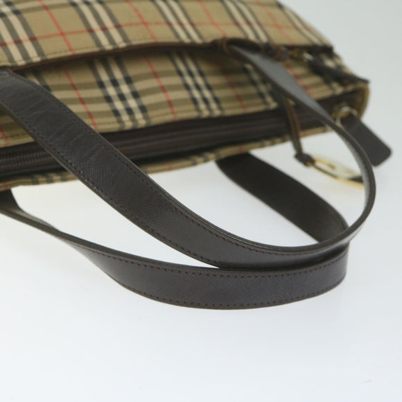 BURBERRY Nova Check Handtasche Canvas Beige Orig 61346