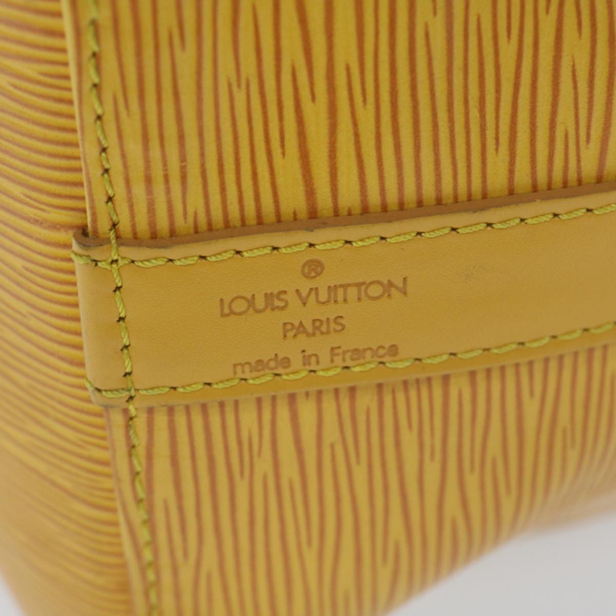 LOUIS VUITTON Epi Petit Noe Shoulder Bag Tassili Yellow M44109 LV Auth 61356