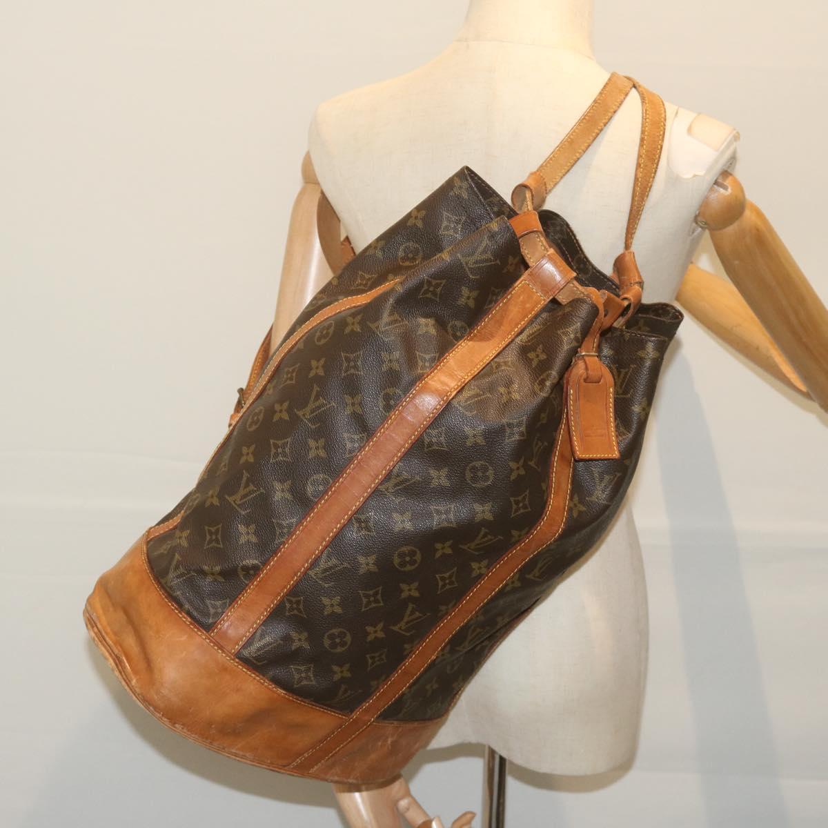 LOUIS VUITTON Monogram Randonnee GM Shoulder Bag M42244 LV Auth 61365