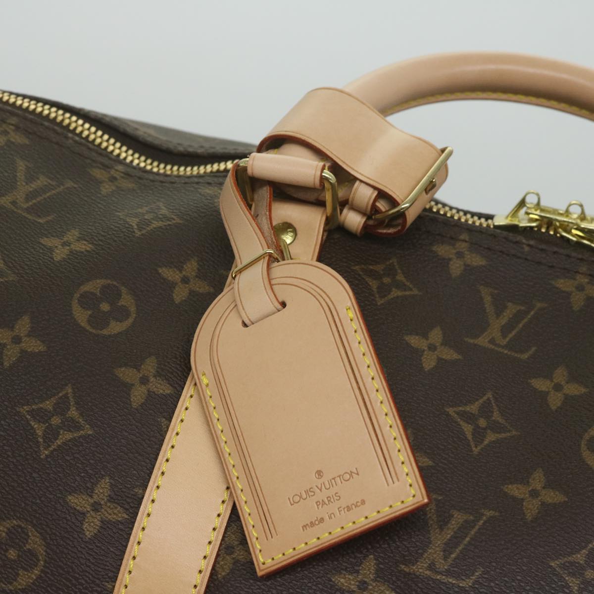 LOUIS VUITTON Monogram Keepall Bandouliere 60 Boston Bag M41412 LV Auth 61371S