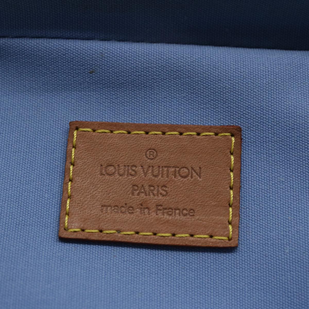 LOUIS VUITTON Monogram Vernis Sullivan Horizontal PM Hand Bag M91266 Auth 61450