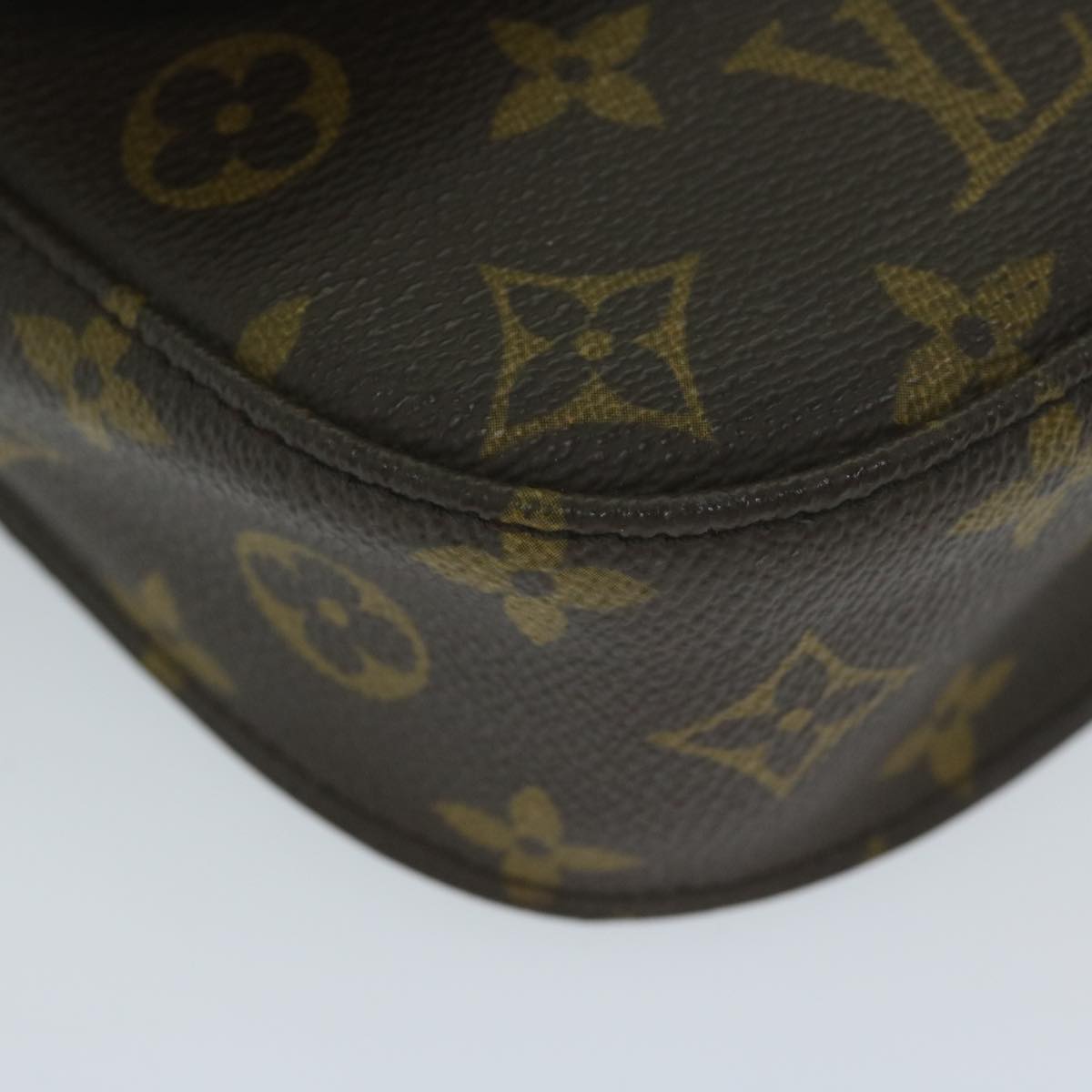 LOUIS VUITTON Monogram Saint Cloud MM Shoulder Bag M51243 LV Auth 61459