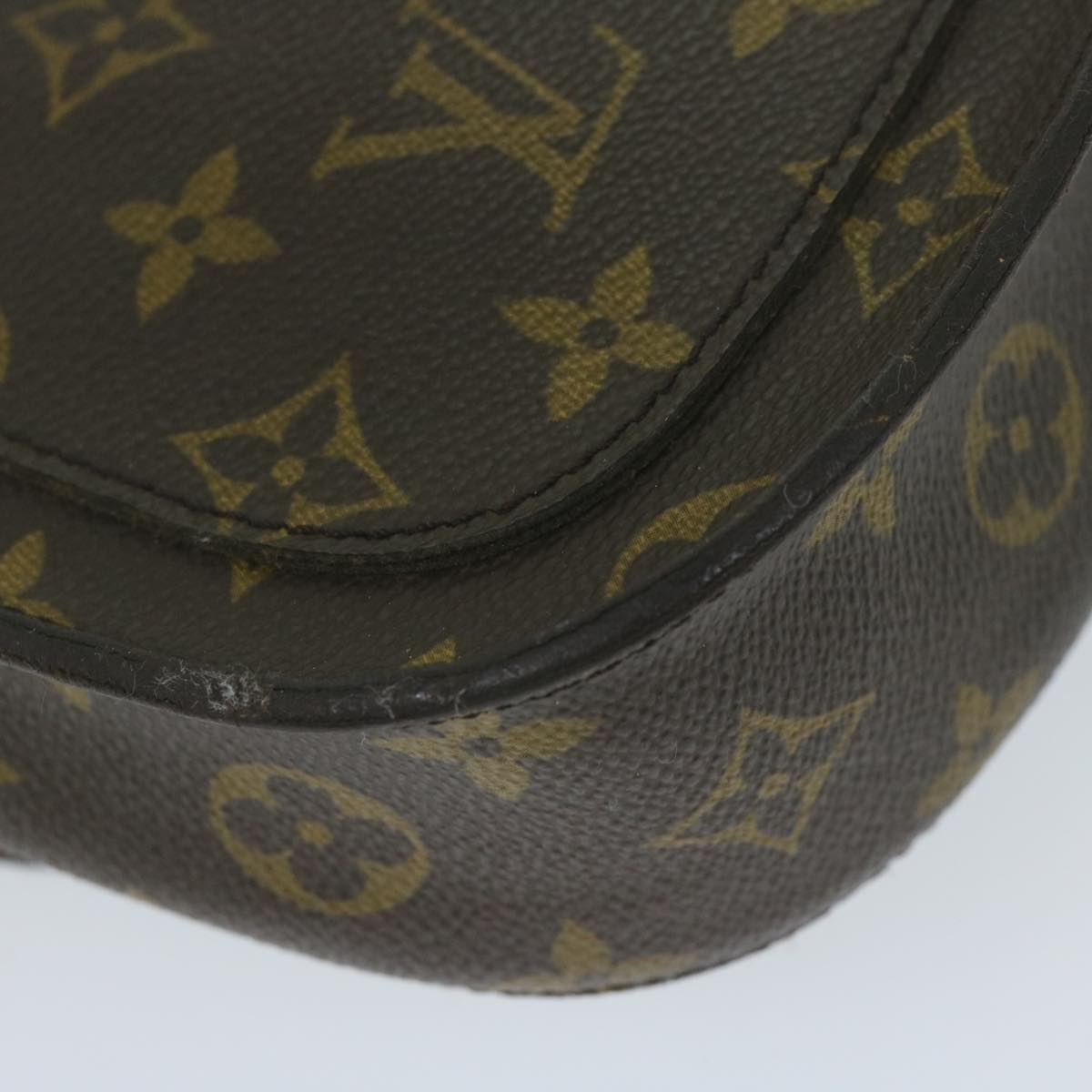 LOUIS VUITTON Monogram Saint Cloud MM Shoulder Bag M51243 LV Auth 61459