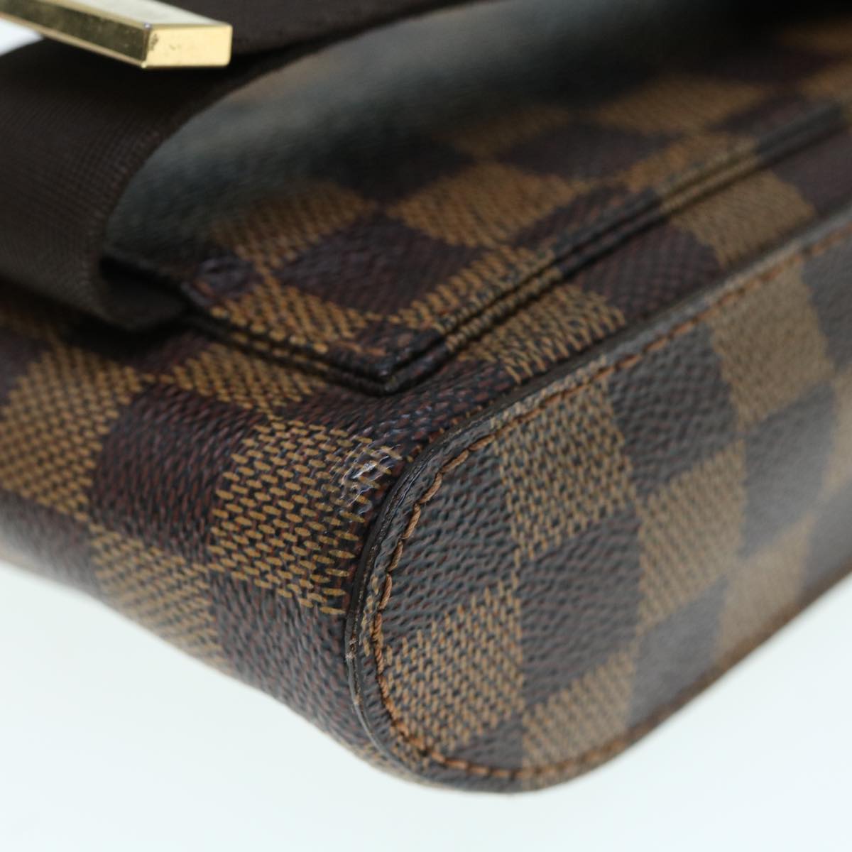 LOUIS VUITTON Damier Ebene Geronimos Shoulder Bag N51994 LV Auth 61462