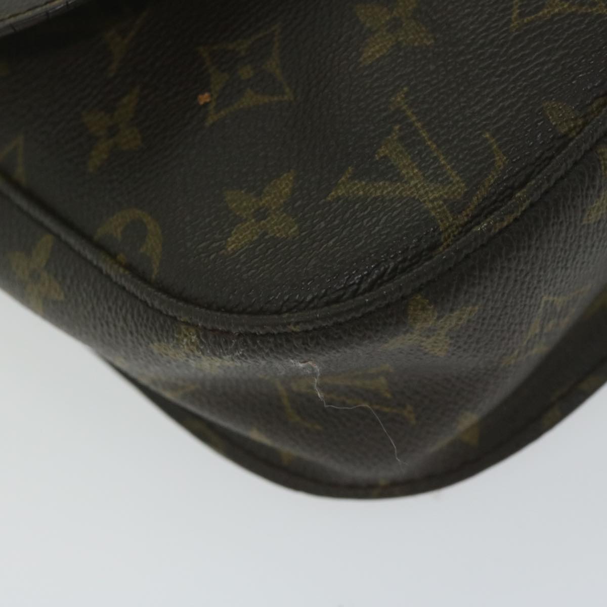 LOUIS VUITTON Monogram Saint Cloud GM Shoulder Bag M51242 LV Auth 61543