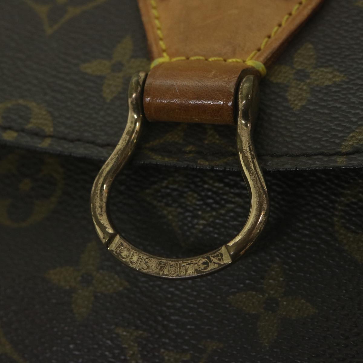 LOUIS VUITTON Monogram Saint Cloud GM Shoulder Bag M51242 LV Auth 61543